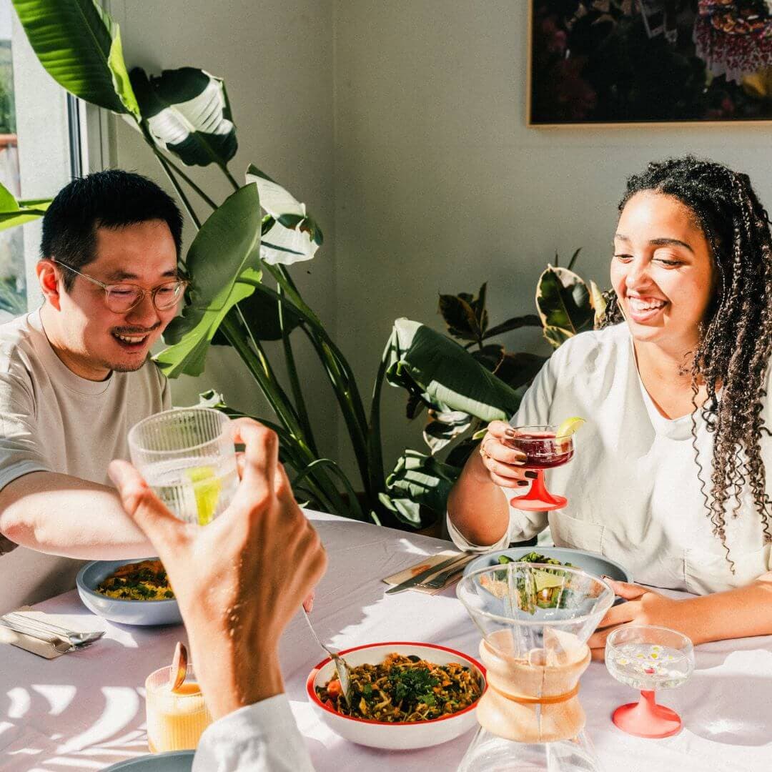 Kreative beim gemeinsamen Mittagessen im Creative Lunch Club